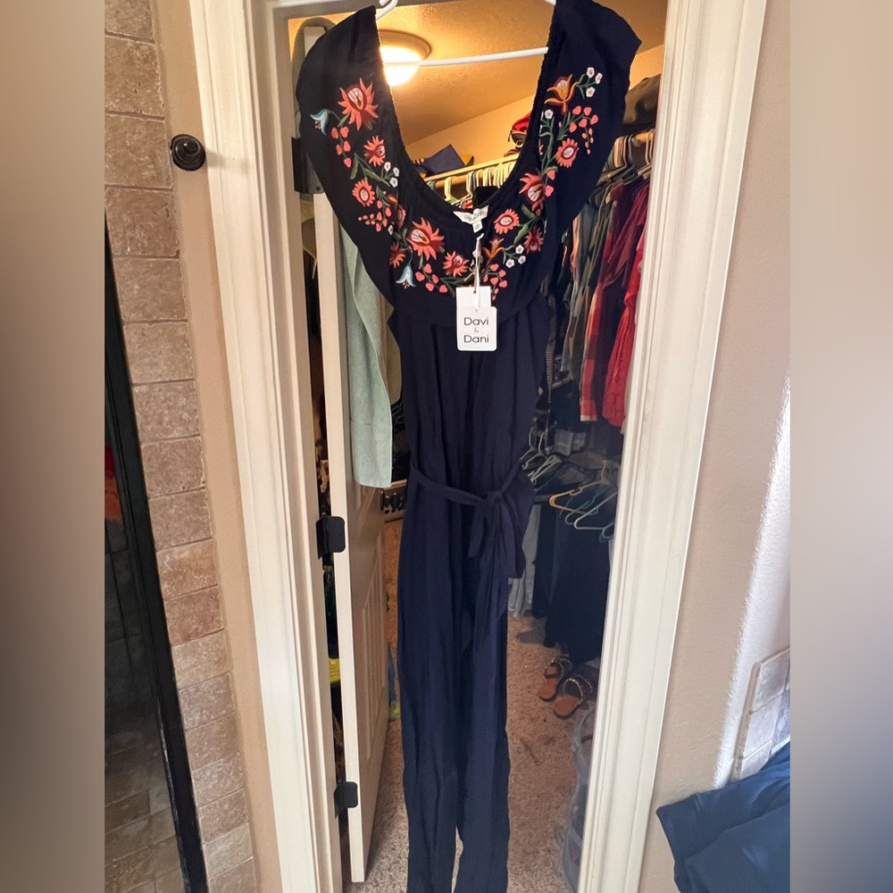 Davi & Dani purple jumpsuit